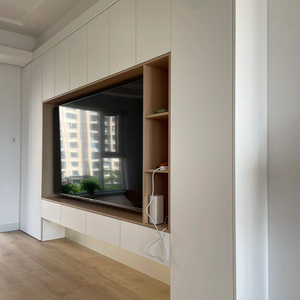 Meubles de salon personnalisés en usine Meuble <span class=keywords><strong>TV</strong></span> Armoire murale <span class=keywords><strong>TV</strong></span> encastrée de style moderne et simple de style nordique - Product Image 2