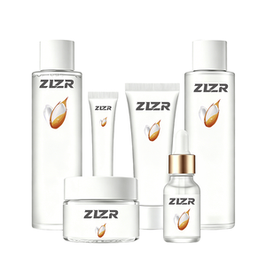Custom Logo Natural Moisturizing & Whitening Rice <b>Serum</b> & <b>Face</b> Cream Set with Kojic Acid & Ginseng for All Skin Types for Women - Product Image 1