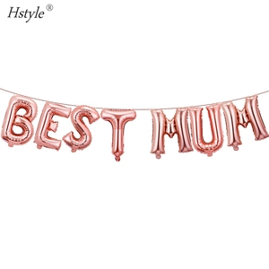 Mothers Day Balloons 16 Inch <strong>BEST</strong> <strong>MUM</strong> Foil Balloons Mothers Day Party Balloons for Happy Mothers Decor Party Supplies ST849 - Product Image 2