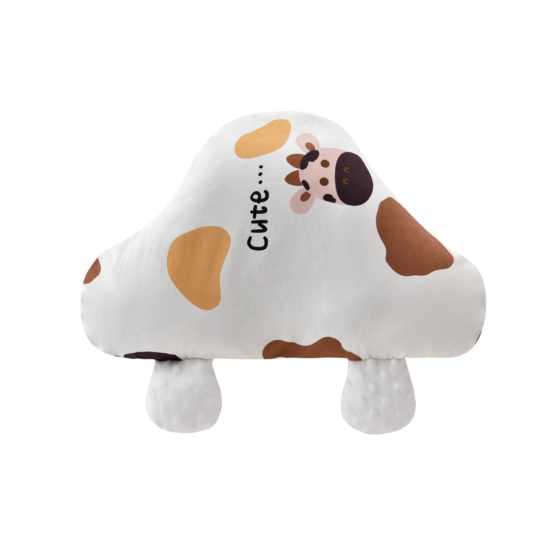 White cow shaped pillow-single pillow