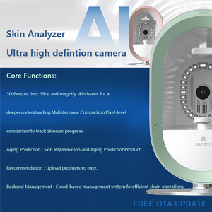 L-Professional Facial Skin Analyzer Machine AI 3D Face Scanner <b>12</b> Light Modes 13.3 Inch Touch Screen Desktop Device - Product Image 5