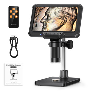 電子顕微鏡Lcdデジタル顕微鏡エレクトロニクス1200X 7インチIPS OEM - Product Image 1