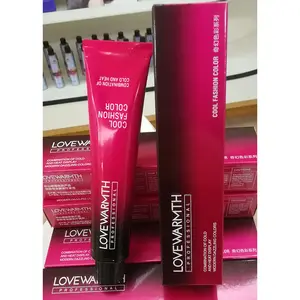 Lovewarm Amonia Бесплатный Крем для окрашивания волос с более ярким цветовым эффектом, краска для волос 100 мл