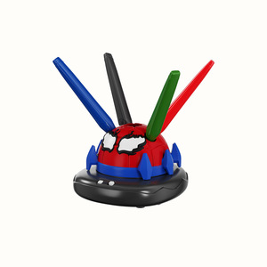Machine d'exercice Spider-Man 3-en-1 : jeu de lancer d'anneaux, corde à sauter, fusée pour enfants, jouet d'extérieur 4-7 ans, plastique, multifonction - Product Image 2