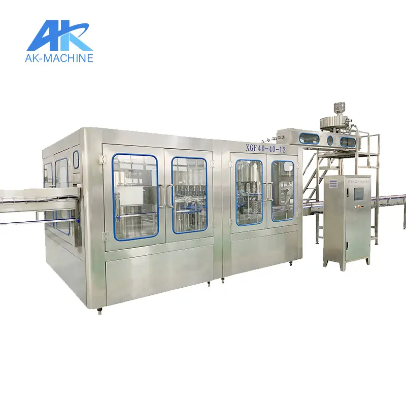 Qualified Carbonated Beverage Filling Machine Soda Water Bottle Filling Equipment With Liquid Filling And Packaging Line