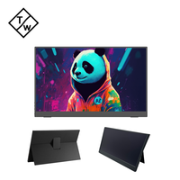 Boîtier CNC Moniteur de télévision portable de 13.3 pouces avec entrées HD PD Type-C Écran de cinéma