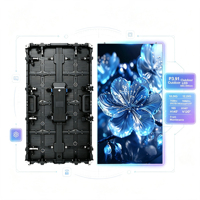 KA P4.8 Outdoor LED-Wanddisplay 500x1000mm Festverbindbare Miet-LED-Kabinette IP65 Wasserdichtes LED-Videowand-Panel
