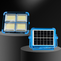 Projecteur solaire LED extérieur pour bâtiments de jardin, IP66, étanche, lampe de secours, projecteur mural, télécommande, angle de faisceau réglable
