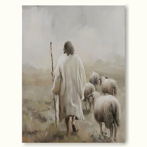 Peintures à l'huile sur toile originales, peintes à la main, portraits réalistes, art mural pour la décoration du salon et de la chambre à coucher, vente en gros - Product Image 1