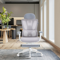 Chaise de bureau de direction haut de gamme avec dossier inclinable, soutien lombaire et fonction de massage