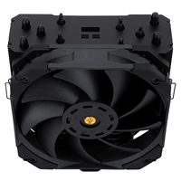 Refroidisseur d'air pour processeur Thermalright TR TA120 EX MINI BLACK avec 5 caloducs pour Intel LGA1700 1200 et AMD AM5 AM4