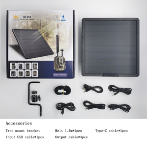 Kits de panneaux solaires à batterie 25000mAh 18650 pour piste de chasse et caméra de sécurité 4G pour les aventures en plein air - Product Image 6