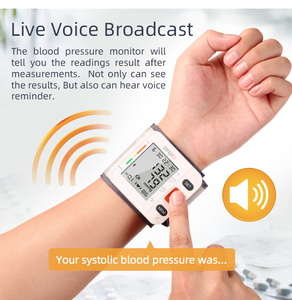 Tensiometro médico, Digital esfigmomanómetro, máquina eléctrica <span class=keywords><strong>BP</strong></span>, brazalete de muñeca automático, <span class=keywords><strong>Monitor</strong></span> de presión arterial - Product Image 3