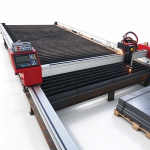 Découpeuse plasma CNC avec panneau de commande et moteur pas à pas, machine de découpe de tôles pour acier au carbone - Product Image 1