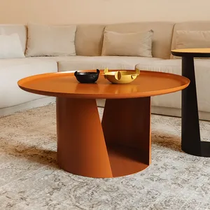 High Quality Modern Style Orange Colored Metal <strong>End</strong> <strong>Table</strong> for Living Room Furniture - Product Image 3