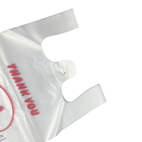 Sacs en PE pour supermarché avec poignées longues, impression en creux, qualité alimentaire, jetables, pour aliments pour animaux, aliments pour bébés, sushis