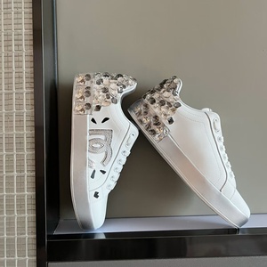 Sneakers de luxe de haute qualité, logo personnalisé, pour hommes et femmes, Dolcegabban D, automne/hiver, cuir véritable, chaussures de sport d'extérieur - Product Image 4
