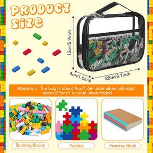 Rangement de jouets Solution pratique pour les jouets Organisateurs de jouets <span class=keywords><strong>Lego</strong></span> et organisateurs de stockage Grand paquet de 3 - Product Image 2
