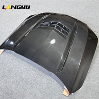 LANGyu 2020+ Accessoires Extérieurs Systèmes de Carrosserie Automobile Capot Avant en Fibre de Carbone Sèche Style V pour Cadillac CT4-V Cache Moteur