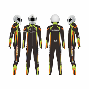 Medias de karting unisex de secado rápido transpirables ignífugas de 260g impresas personalizadas de fábrica - Product Image 4