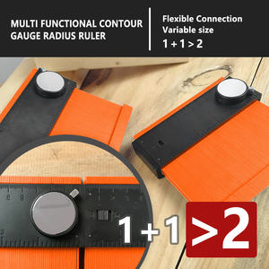 वुडवर्किंग टूल 10 + 5 इंच कनेक्टेड एब्स प्रोफाइल डुप्लिकेट कंटूर गेज गेज - Product Image 2
