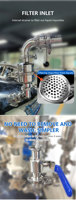 VANJIA Machine pneumatique de fabrication de parfum en acier inoxydable 200L Mélangeur à réservoir de mélange