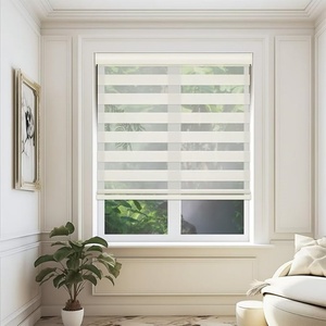 Chất lượng tốt nhất chuyên nghiệp tùy chỉnh cơ giới hai lớp <span class=keywords><strong>Zebra</strong></span> Rèm cho phòng khách - Product Image 4