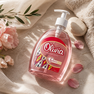 Savon liquide pour les mains hydratant de luxe en soie, pour un nettoyage quotidien doux, tous types de peau, 5%-15% d'ingrédients actifs, 500 ml - Product Image 1