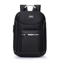 Sac à dos de voyage antivol imperméable à prix de gros, durable, léger, avec fermeture éclair verrouillable, sangle en nylon à coussin d'air pour ordinateur portable