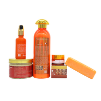 Ensemble de soins du visage à la vitamine C de carotte OEM, lotion, savon, sérum, crème, kit de soins de la peau, marque privée