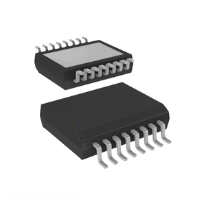 16 PowerLFSOP (0.154 นิ้ว, ความกว้าง 3.90 มม.) VND7040AJTR ชิปจัดการพลังงาน (PMIC) ชิปควบคุมพลังงาน (PWR DRVR) ช่องสัญญาณ N รุ่น PWRSSO16 - Product Image 1