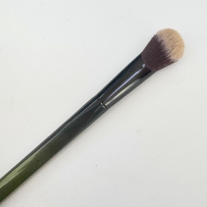 Brocha de <span class=keywords><strong>Maquillaje</strong></span> con Mango de Plástico Degradado Verde, Brocha de <span class=keywords><strong>Maquillaje</strong></span> de Fibra Sintética Premium, Brocha Cosmética <span class=keywords><strong>para</strong></span> Base Facial - Product Image 3