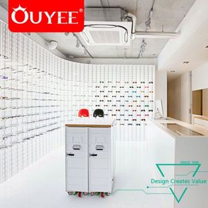 Comptoir de magasin de meubles moderne optique en bois d'usine de la Chine Design pour magasin d'optique - Product Image 4