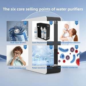 Purificador de agua de ultrafiltración consumo de energía cero aguas residuales <span class=keywords><strong>tres</strong></span> filtración profunda física - Product Image 4