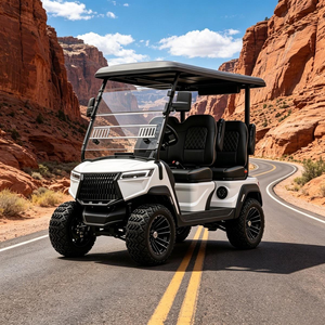 Carrito de Golf Eléctrico, Buggy de Golf con Suspensión de Doble Horquilla, Vehículo Utilitario de Patrulla para Áreas Turísticas, para Uso en Carreteras No Públicas, DOT CE EEC - Product Image 1