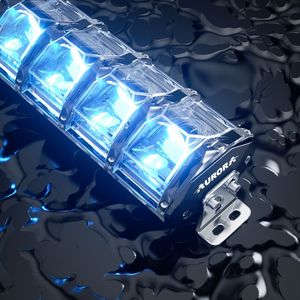 <span class=keywords><strong>AURORA</strong></span> 1050 pouces, projecteur multifonctionnel pour véhicule tout-terrain, lumière de fond RGB, Wrangler Raptor, 248W 12V - Product Image 1