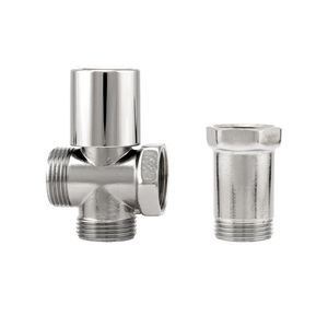 Grifo para Lavadora con Conexión Trasera, Par de Accesorios de Plomería de Acero Inoxidable de 3/4 Pulgadas para Uso en Cocina - Product Image 1