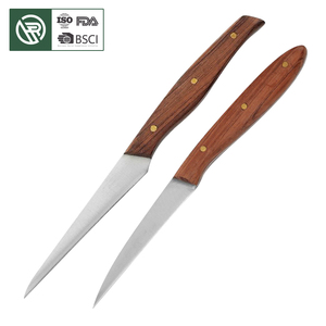<span class=keywords><strong>Set</strong></span> di Coltelli per Intaglio Frutta Bochen, Utensili per Intaglio con Manico in Legno, Coltelli da Affettare per Attività all'Aperto - Product Image 1