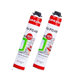Polietileno líquido Construcción expansiva Spray Color 450mL 750cm Espuma de poliuretano para ajuste de puertas y relleno de huecos - Product Image 5