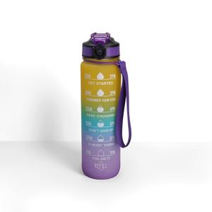 Botella Deportiva de Tritán 2026, Colorida, Libre de BPA, con Marcador de Tiempo para Agua y Proteínas - Product Image 2