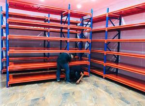 JCL Boltless Storage Shelving Heavy Duty Adjustable Industrial Metal Shelving For Garage,Basement,Pantry,Warehouse,Commercial