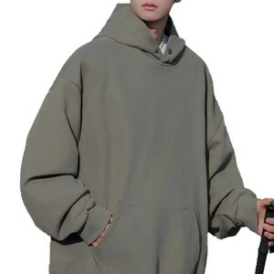 Sudadera Extra Grande de Alta Calidad para Hombre con Bolsillos de Nuevo Diseño, Venta al por Mayor OEM, Logotipo Personalizado, Ropa Urbana para la Temporada de Primavera - Product Image 1