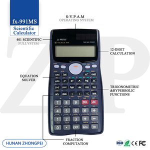 Calcolatrice Scientifica <span class=keywords><strong>FX</strong></span> 991MS per Studenti Universitari e Liceali, 401 Funzioni, Alimentazione Duale - Product Image 5