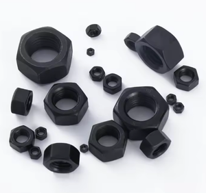 Écrou hexagonal métrique DIN 934 en acier <span class=keywords><strong>noir</strong></span> oxydé M12 M14 M16 M18 M20 M22 M24 M30 M36 8.8 10.9 - Product Image 4