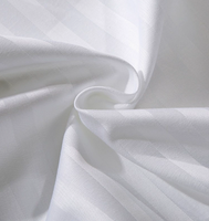 Tissu pour draps de lit pour projets hôteliers, respirant, respectueux de la peau, matériau textile, spécifications personnalisées, support pour grandes quantités