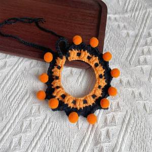 Conjunto de Ganchillo de Calabaza y Bruja de Halloween Tejido a Mano, Accesorios de Cosplay para Muñecos de Peluche, Fiestas y Halloween - Product Image 3