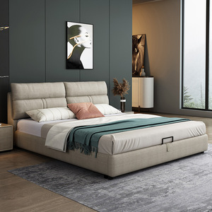 <span class=keywords><strong>Struttura</strong></span> <span class=keywords><strong>Letto</strong></span> Matrimoniale King Moderna di Lusso 160x200 con Contenitore per Arredamento Casa per Camera da <span class=keywords><strong>Letto</strong></span> Padronale o Appartamento - Product Image 5