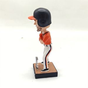 Figurine de joueur de baseball bobblehead en résine personnalisée, cadeau sportif personnalisé, souvenir d'équipe, décoration de bureau (OEM/ODM) - Product Image 4