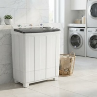 2026 Best Seller 12KG Semi-Automatic Electric All-In-One Washer/Dryer Twin Tub Double Cylinder High Efficiency Grade 3 Energy