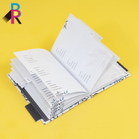 Cuaderno/Agenda de Tapa Dura Gruesa para Negocios, Organizador Creativo y Sencillo, Multicolor, A5, Regalo, Papel de Colores